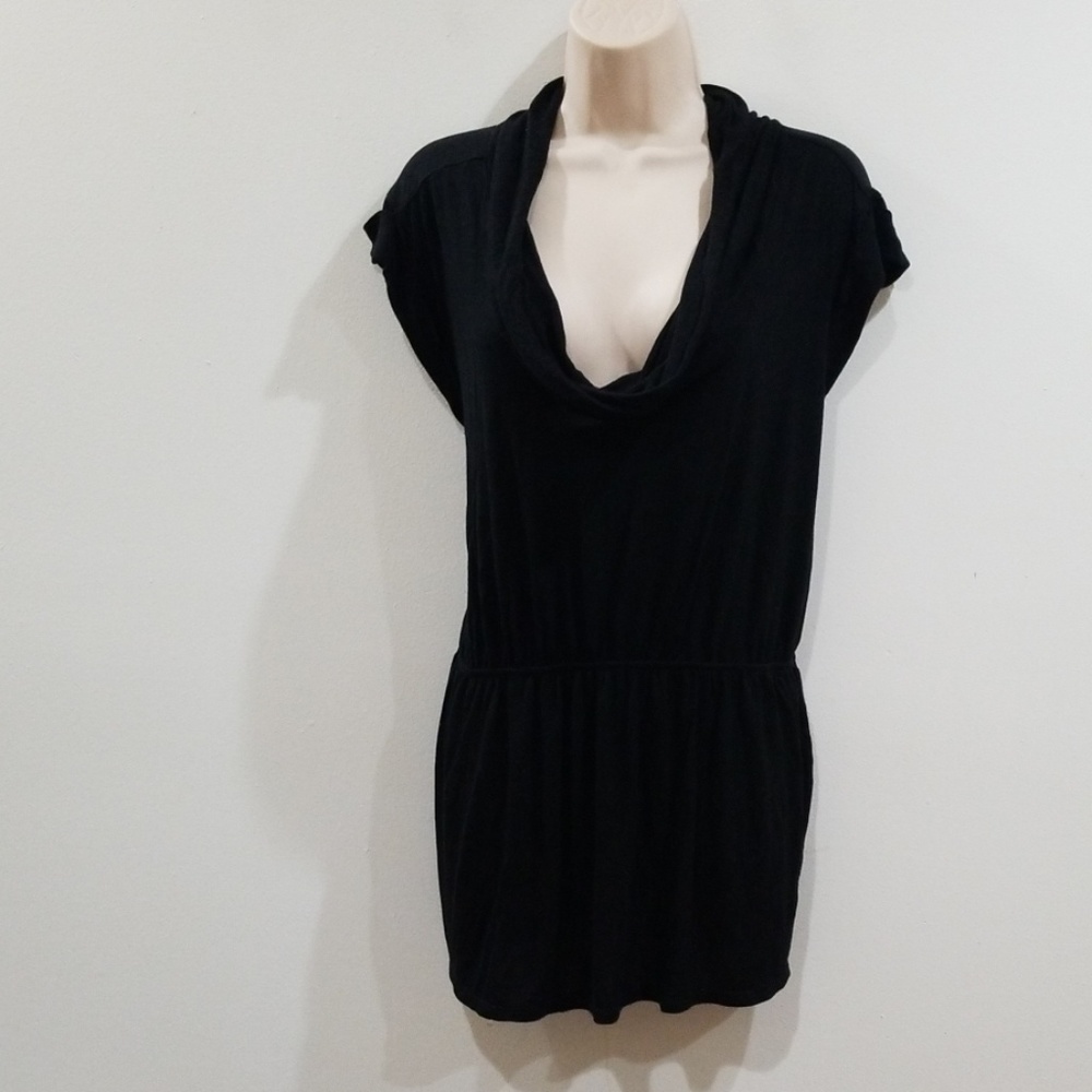 Old navy women's black cowl neck blouse size 2xl